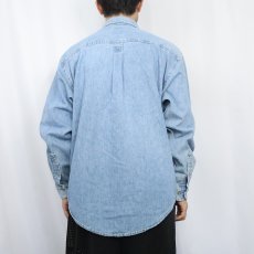 画像3: 90's GAP USA製 デニムボタンダウンシャツ M (3)