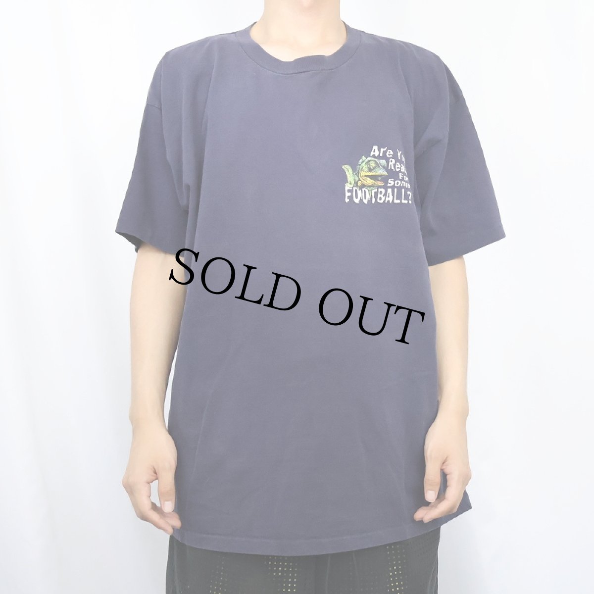 画像3: 90's Budweiser "ABC Sports Monday Night Football" ビールメーカープリントTシャツ NAVY 2X (3)