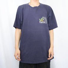 画像3: 90's Budweiser "ABC Sports Monday Night Football" ビールメーカープリントTシャツ NAVY 2X (3)