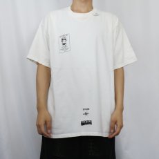 画像3: 90's VINI VIDI VICI USA製  "官能的な死" パロディプリント フェスティバルTシャツ XL (3)