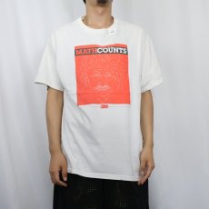 画像2: 2000's Albert Einstein "MATHCOUNTS" 数学プログラム 偉人プリントTシャツ L (2)