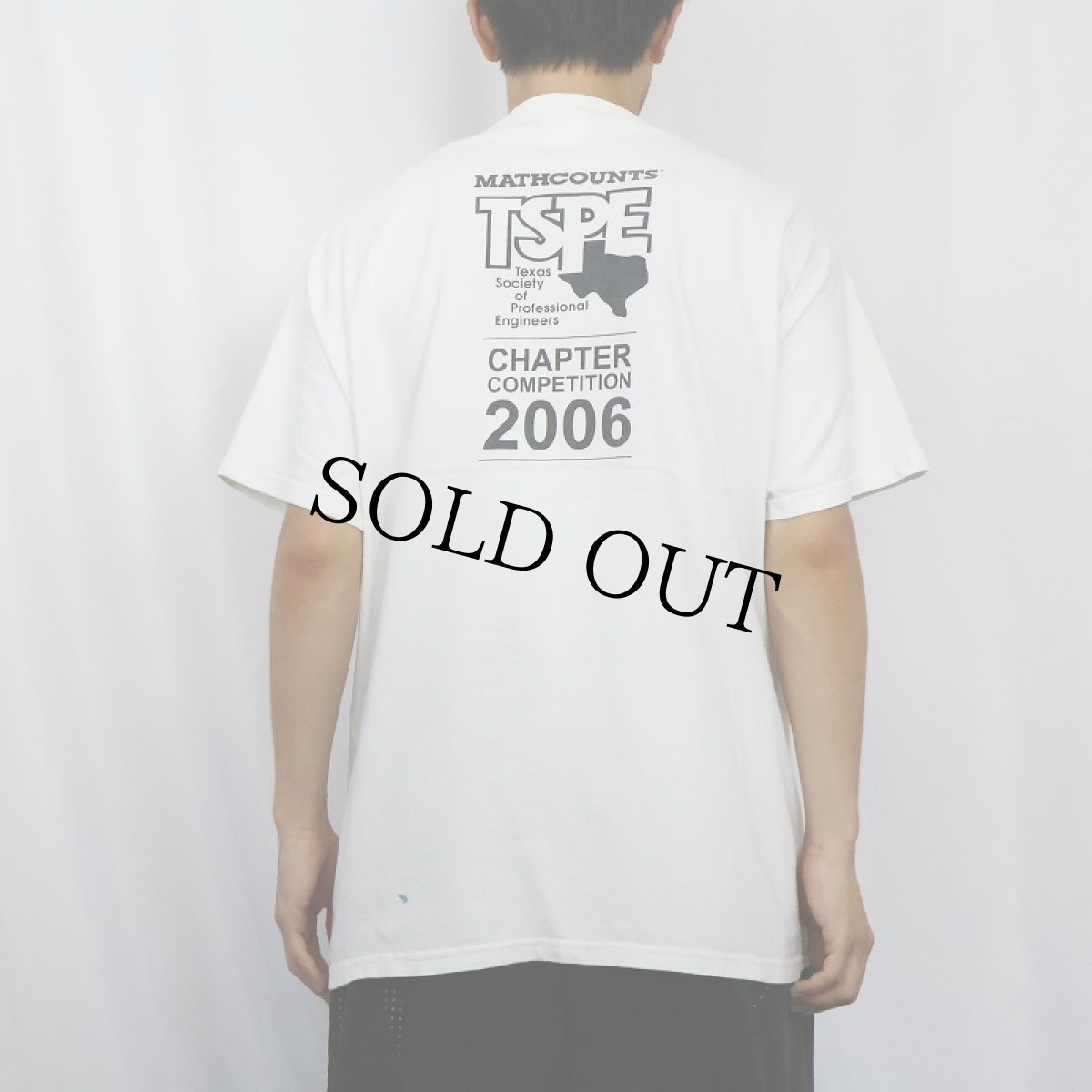 画像3: 2000's Albert Einstein "MATHCOUNTS" 数学プログラム 偉人プリントTシャツ L (3)