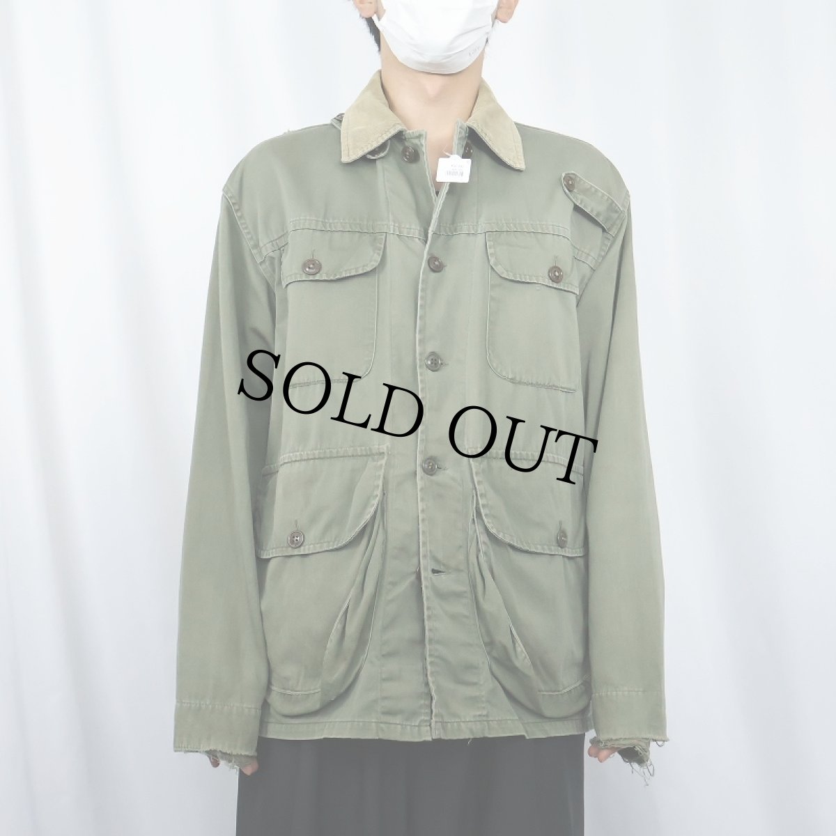 画像2: 60's L.L.Bean 筆記体タグ ワーデンジャケット 42 LONG (2)