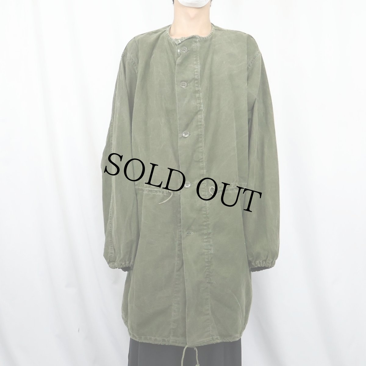 画像2: 60's U.S.ARMY ガスプロテクティブコート SMALL (2)