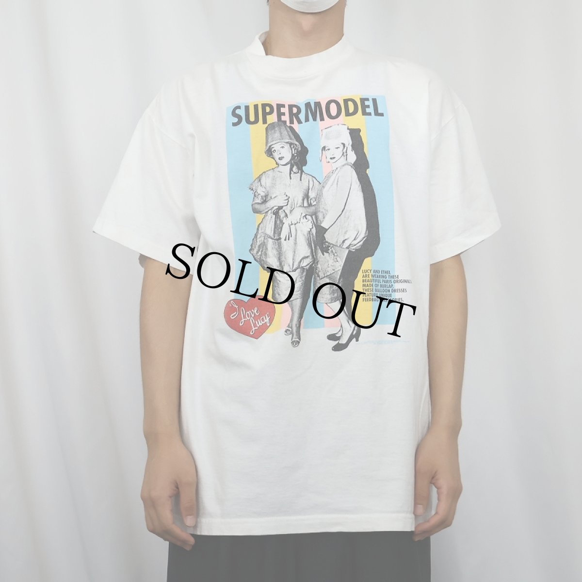 画像2: 90's STANLEY DESANTIS "I Love Lucy" テレビドラマプリントTシャツ LARGE (2)