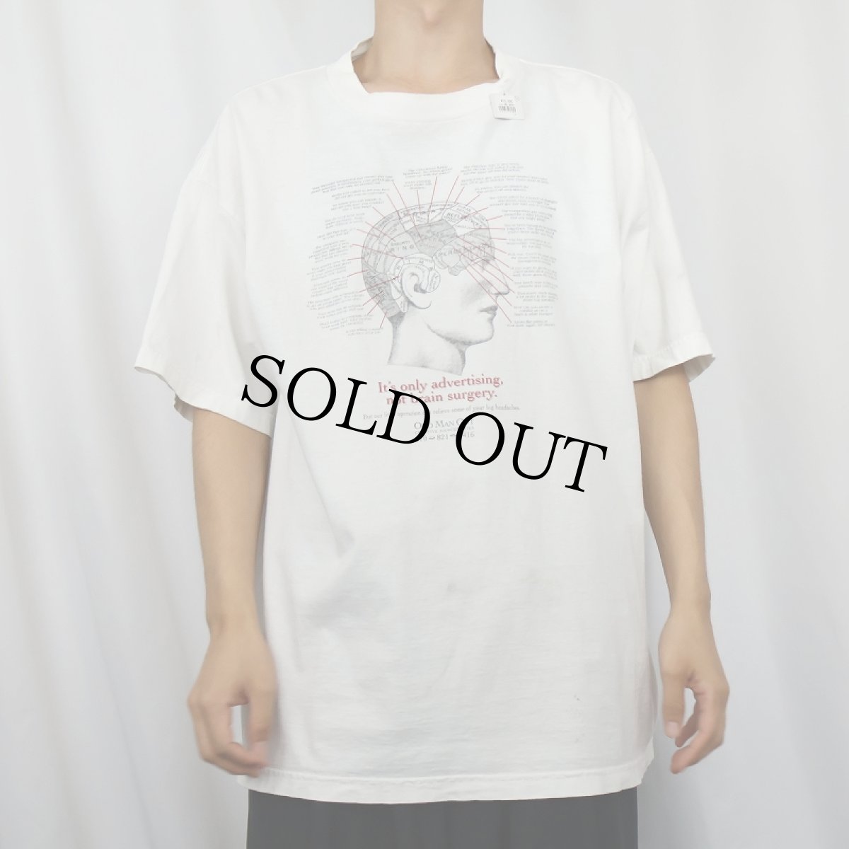 画像2: 2000's  "ODD MAN OUT CREATIVE MERCENARIES" イラストプリントTシャツ (2)