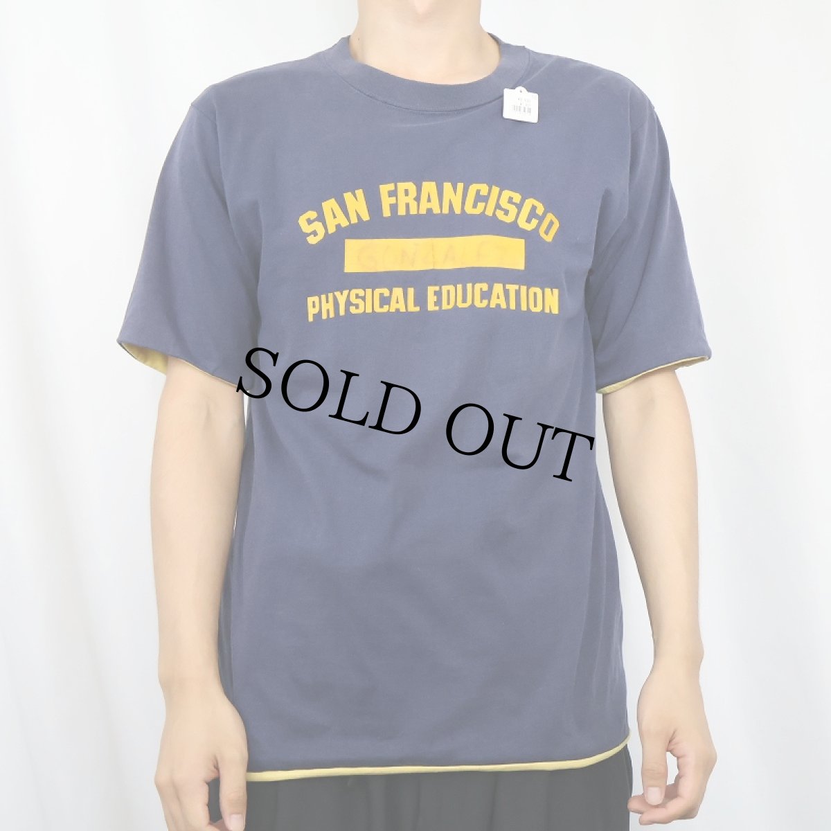 画像3: 70〜80's "SAN FRANCISCO PHYSICAL EDUCATION" ダブルフェイス プリントTシャツ NAVY (3)