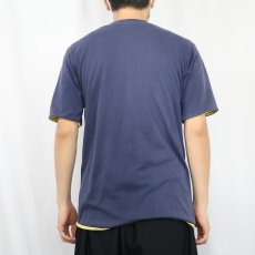画像4: 70〜80's "SAN FRANCISCO PHYSICAL EDUCATION" ダブルフェイス プリントTシャツ NAVY (4)