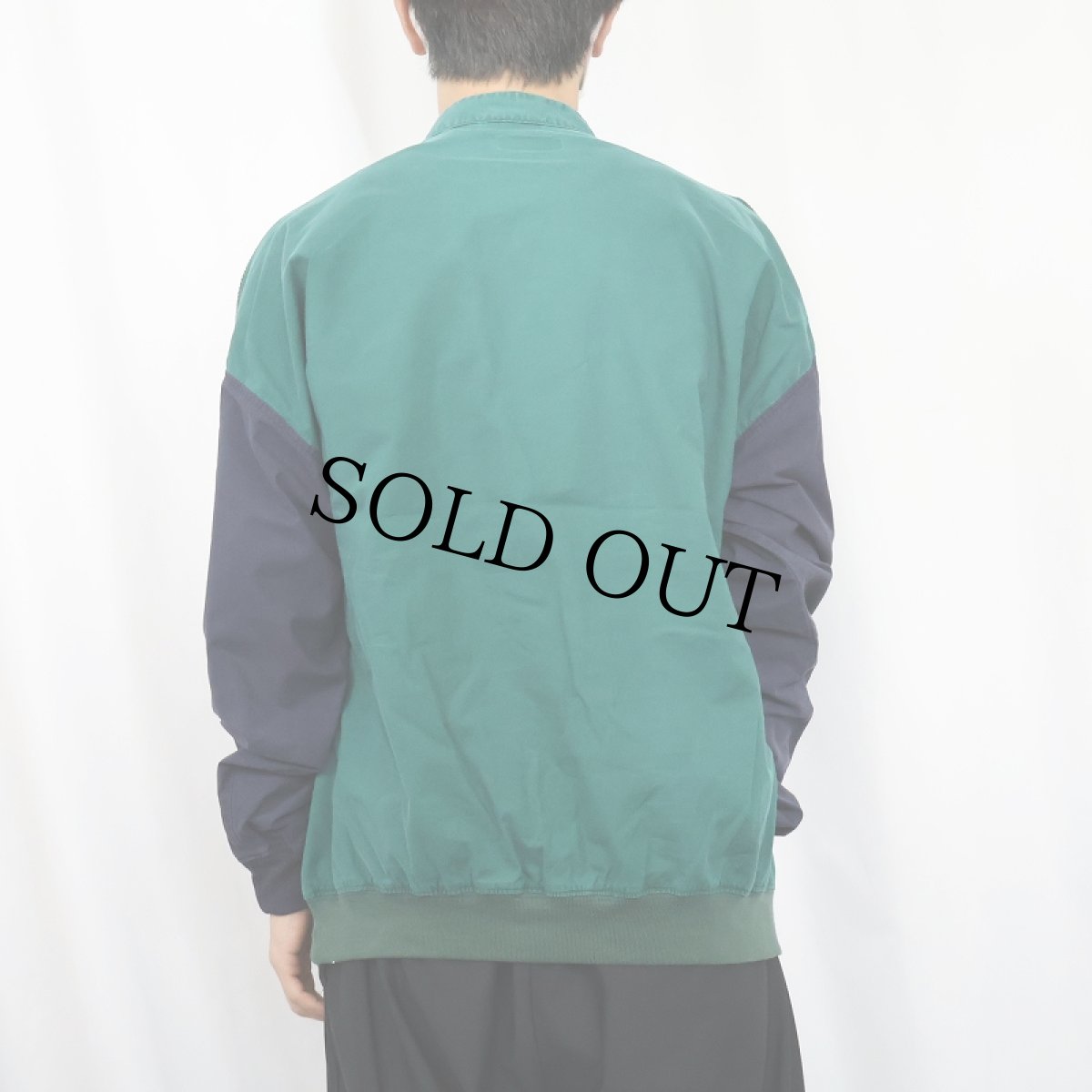 画像3: 80〜90's Alexxus 切り替えデザイン コットン×ポリエステルプルオーバーシャツ XL (3)