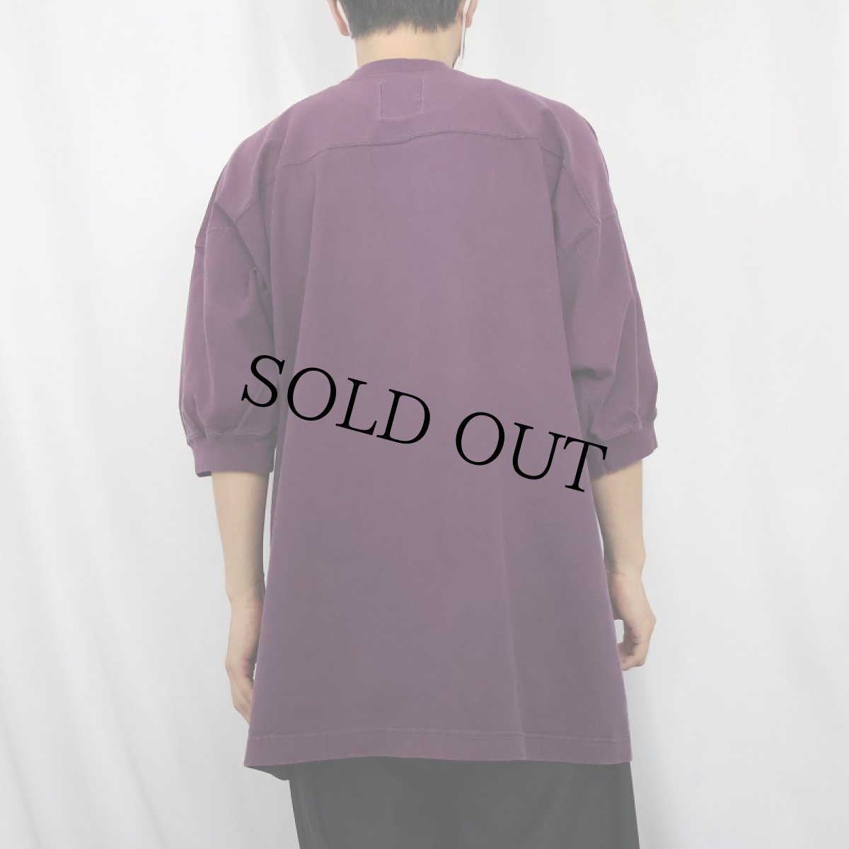 画像3: 90's RUSSELL ATHLETIC USA製 無地 フットボールTシャツ XL (3)