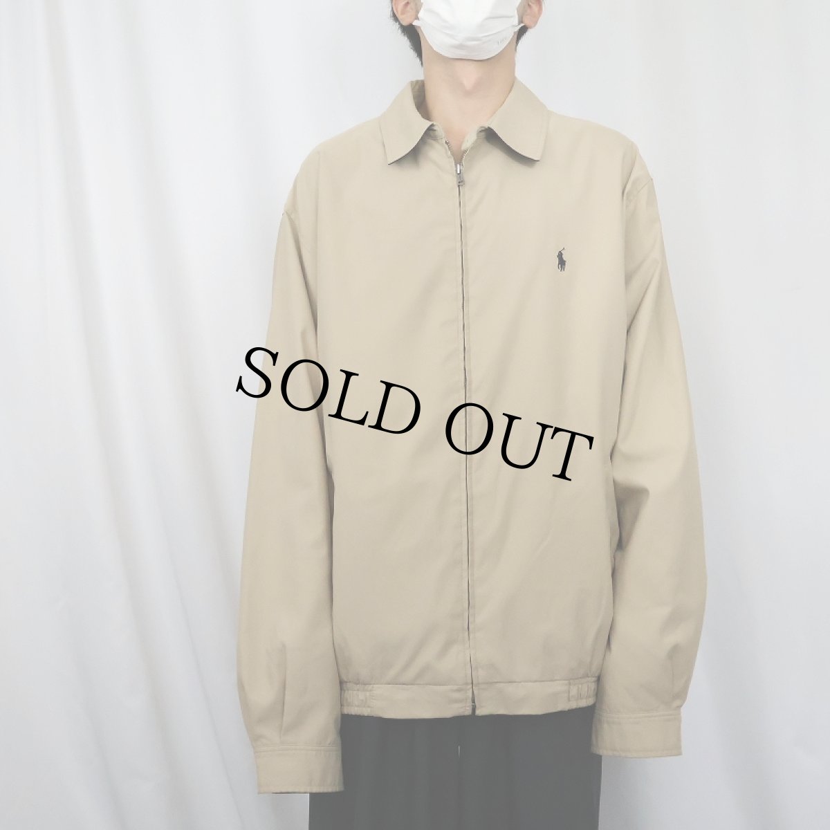 画像2: POLO Ralph Lauren ロゴ刺繍 ポリエステルスイングトップ XLT (2)