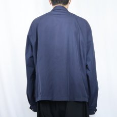 画像3: POLO Ralph Lauren ロゴ刺繍 ポリエステルスイングトップ NAVY XL (3)