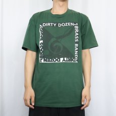 画像2: 90's Dirty Dozen Brass Band USA製 ブラスバンドプリントTシャツ L (2)