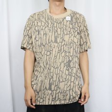 画像2: 80's CAMEL USA製 "TREBARK" カモ柄 タバコ企業プリントＴシャツ XL (2)