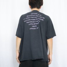 画像4: METALLICA "MASTER OF PUPPETS" ヘヴィメタルバンドプリントTシャツ BALCK  (4)