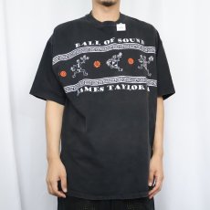 画像3: 1994 JAMES TAYLOR USA製 "BALL OF SOUND" シンガーソングライタープリントTシャツ BLACK XL (3)