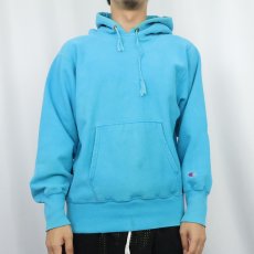画像2: 90's Champion REVERSE WEAVE USA製 目無し スウェットフーディー M (2)
