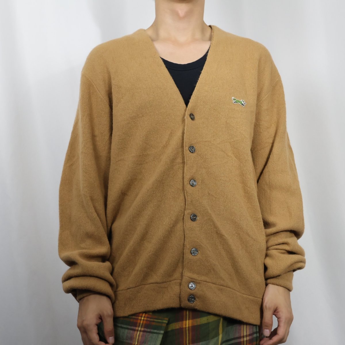 画像2: 80's The Fox JCPenney アクリルニットカーディガン TALL (2)