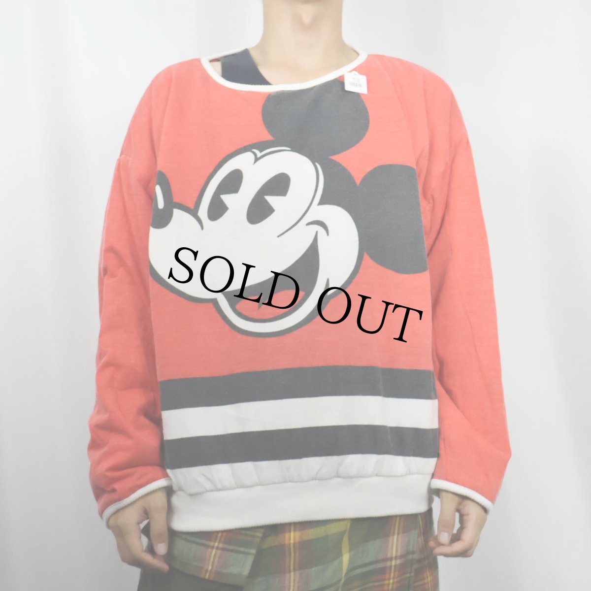 画像4: 80's〜 MICKEY MOUSE 中綿入り リバーシブルスウェット (4)