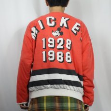 画像5: 80's〜 MICKEY MOUSE 中綿入り リバーシブルスウェット  (5)