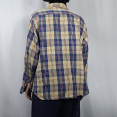 画像3: 70's JCPenney BIGMAC チェック柄 ヘビーネルシャツ XL (3)