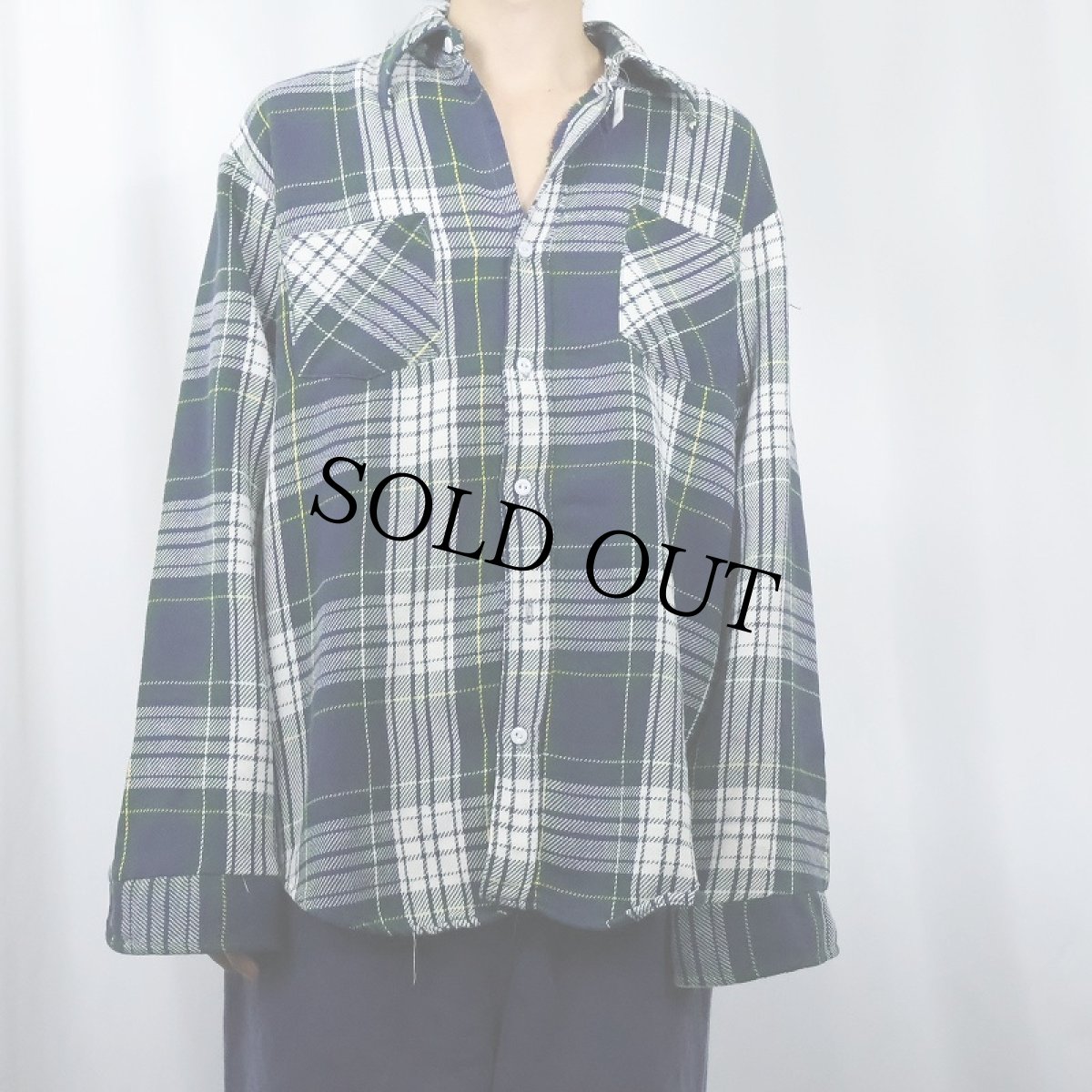 画像2: 70's BIGMAC チェック柄 ヘビーネルシャツ L (2)