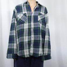 画像2: 70's BIGMAC チェック柄 ヘビーネルシャツ L (2)