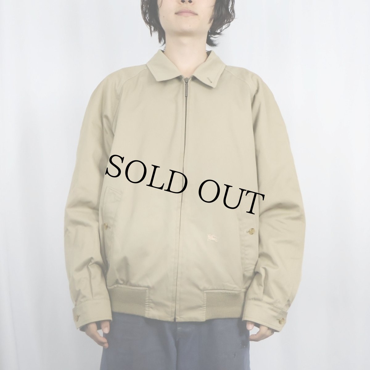 画像6: 90's Burberrys' SPAIN製 ロゴ刺繍 スイングトップ SIZE 42 1/2 (6)