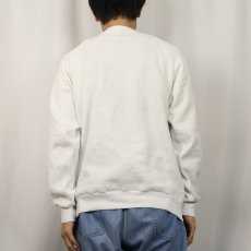 画像3: 80's USA製 "BY ANY MEANS NECESSARY" プリントスウェット L (3)