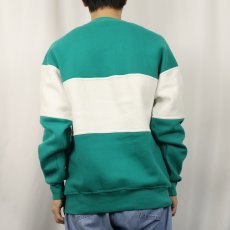 画像3: 90's RUSSELL ATHLETIC USA製 前V 2トーンスウェット L (3)