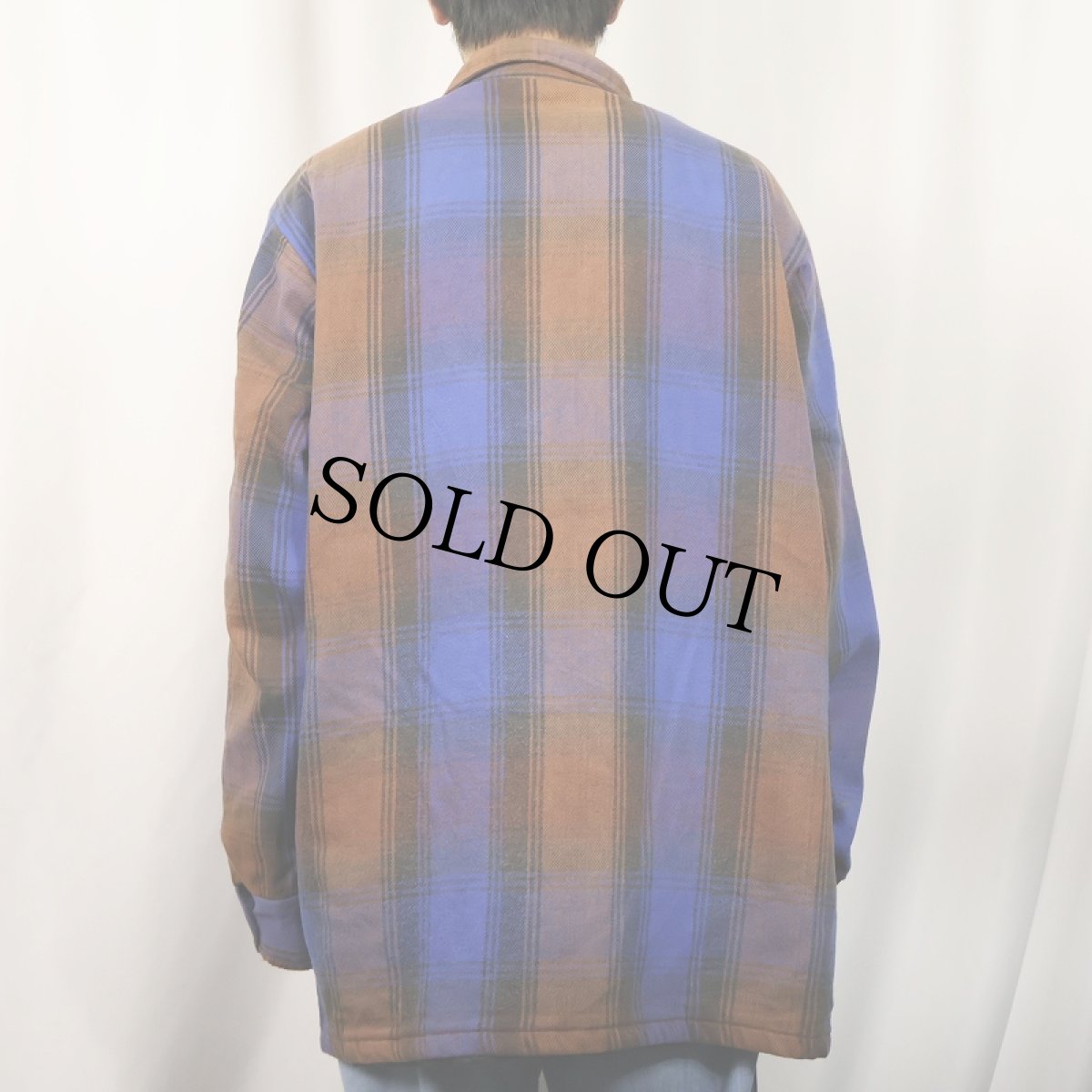 画像3: 70〜80's FIVE BROTHERS チェック柄 キルティングライナー ヘビーネルシャツ XL (3)