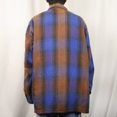 画像3: 70〜80's FIVE BROTHERS チェック柄 キルティングライナー ヘビーネルシャツ XL (3)