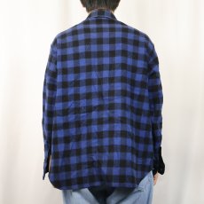 画像3: 80's Woolrich バッファローチェック柄 ウールシャツ  (3)