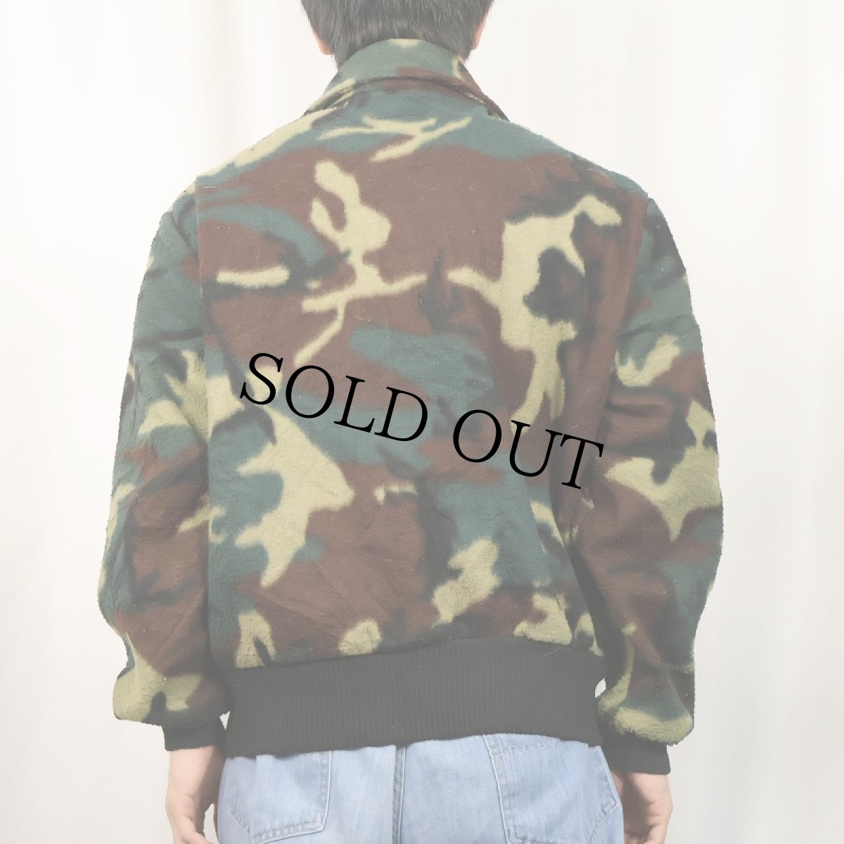 画像3: 80〜90's polartuff ウッドランドカモ柄 フリースジップジャケット XL (3)