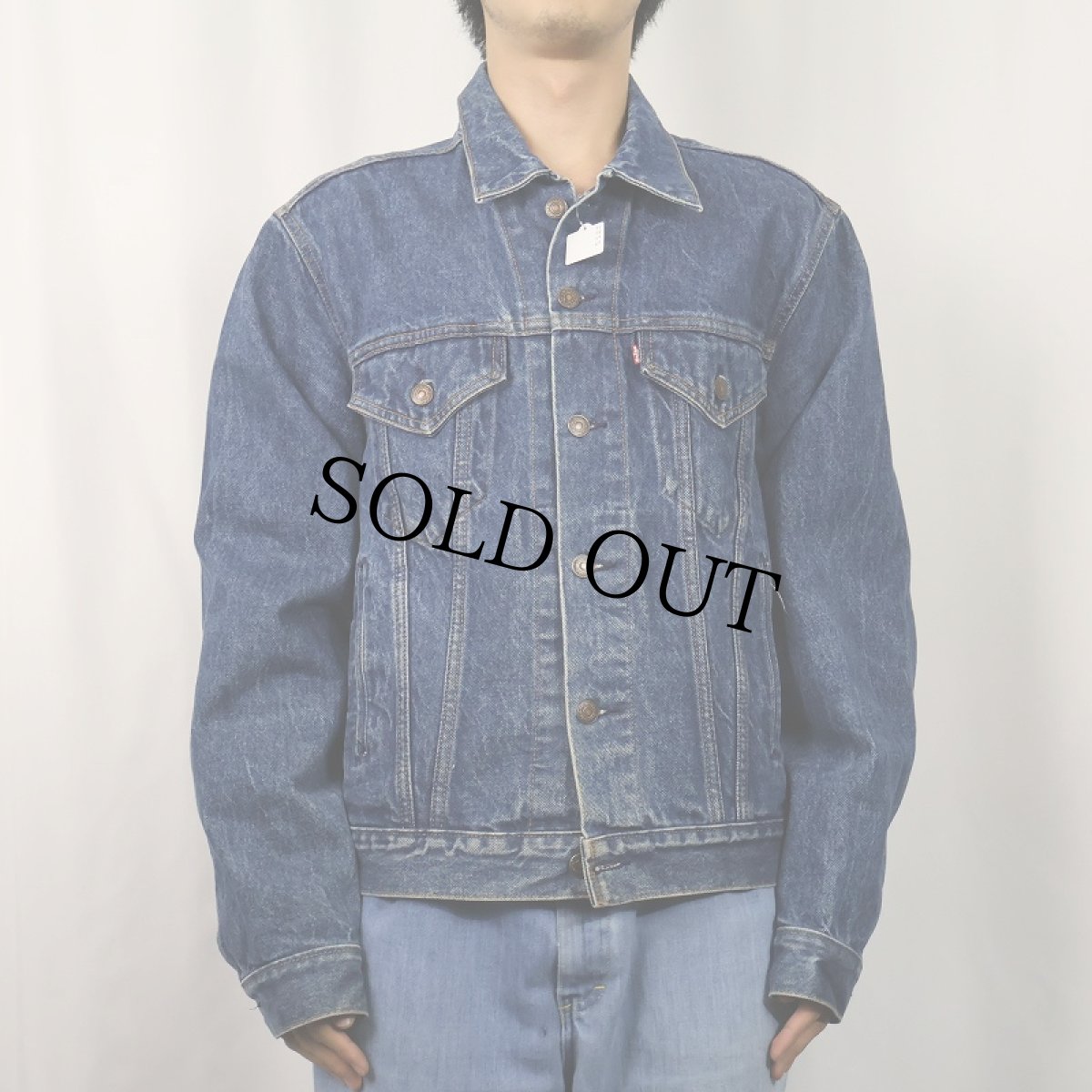 画像2: 80's Levi's USA製 70506-0216 デニムジャケット 46R (2)