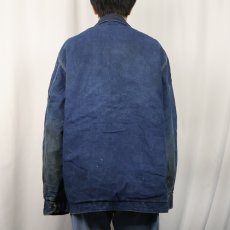 画像4: 70's Sears WORK'N LEISURE ブランケットライナー デニムカバーオール XL (4)