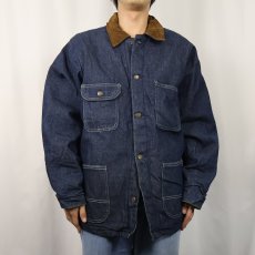 画像2: 70's Key IMPERIAL USA製 ブランケットライナー デニムカバーオール SIZE42 REG  (2)
