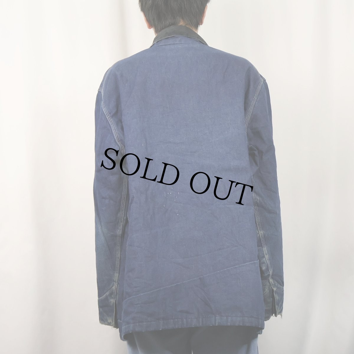 画像5: 70's OSHKOSH B'GOSH USA製 キルティングライナー デニムカバーオール SIZE46 (5)