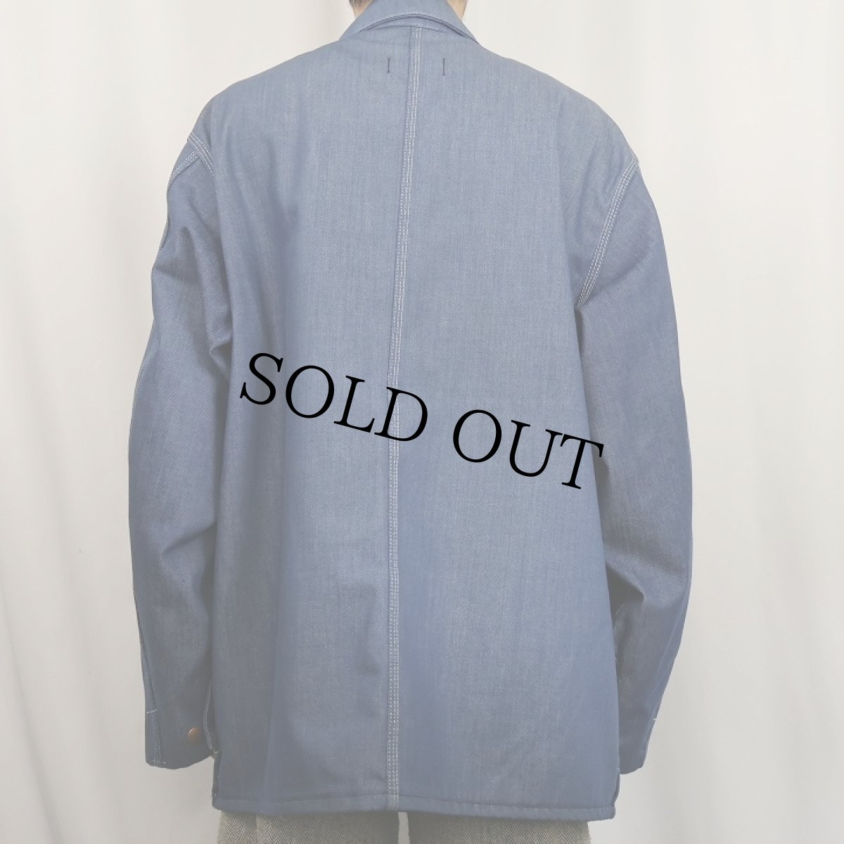 画像3: 70's MONTGOMERY WARD バットダイ デニムカバーオール  (3)