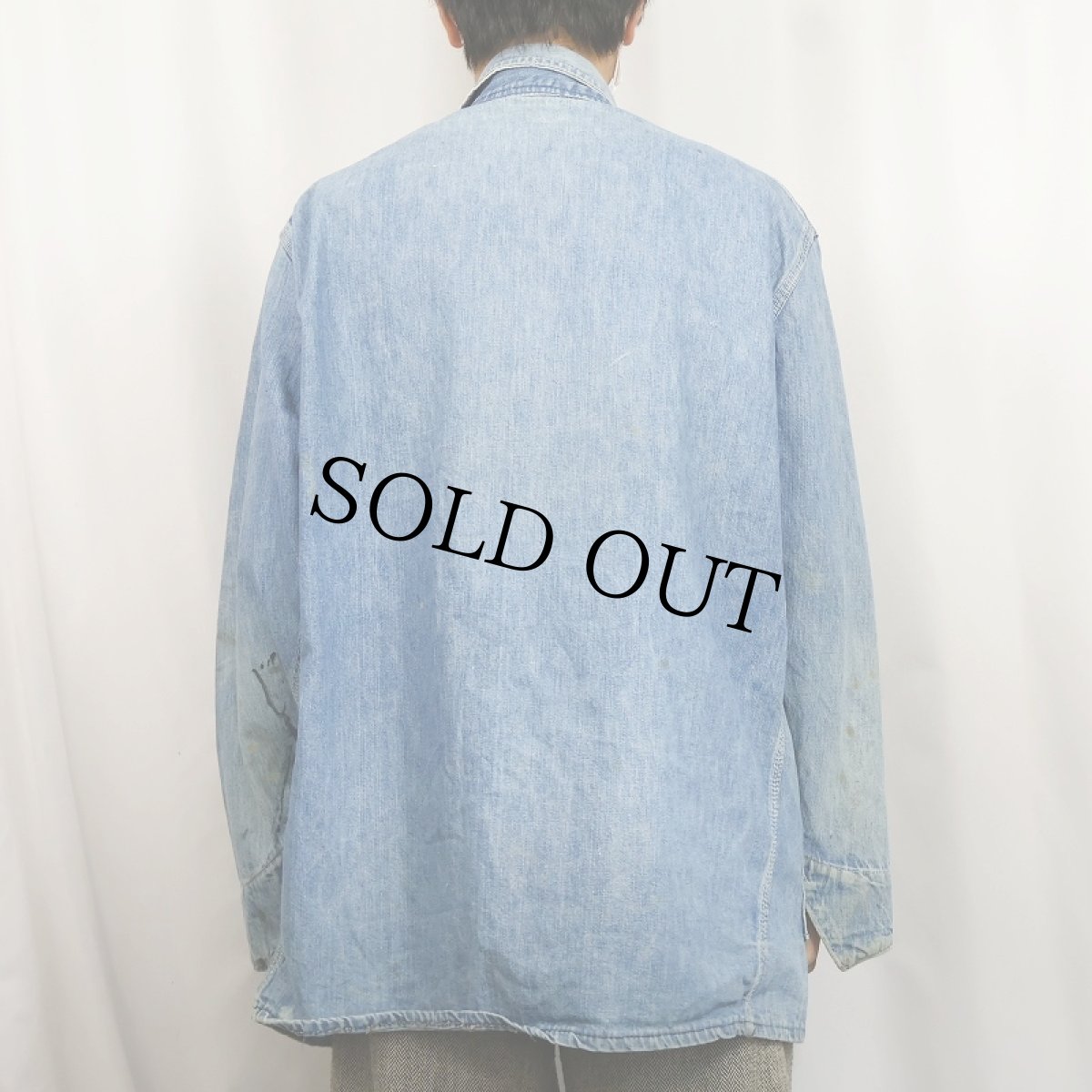 画像3: 60's OSHKOSH B'GOSH デニムカバーオール  (3)