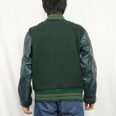 画像3: 50's RIPON レザー×メルトンウールスタジャン  (3)