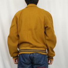 画像3: 50〜60's パッチ付き メルトンウールスタジャン (3)