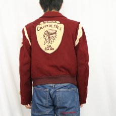 画像3: 60's BUTWIN USA製 パッチ付き ウールスタジャン  (3)