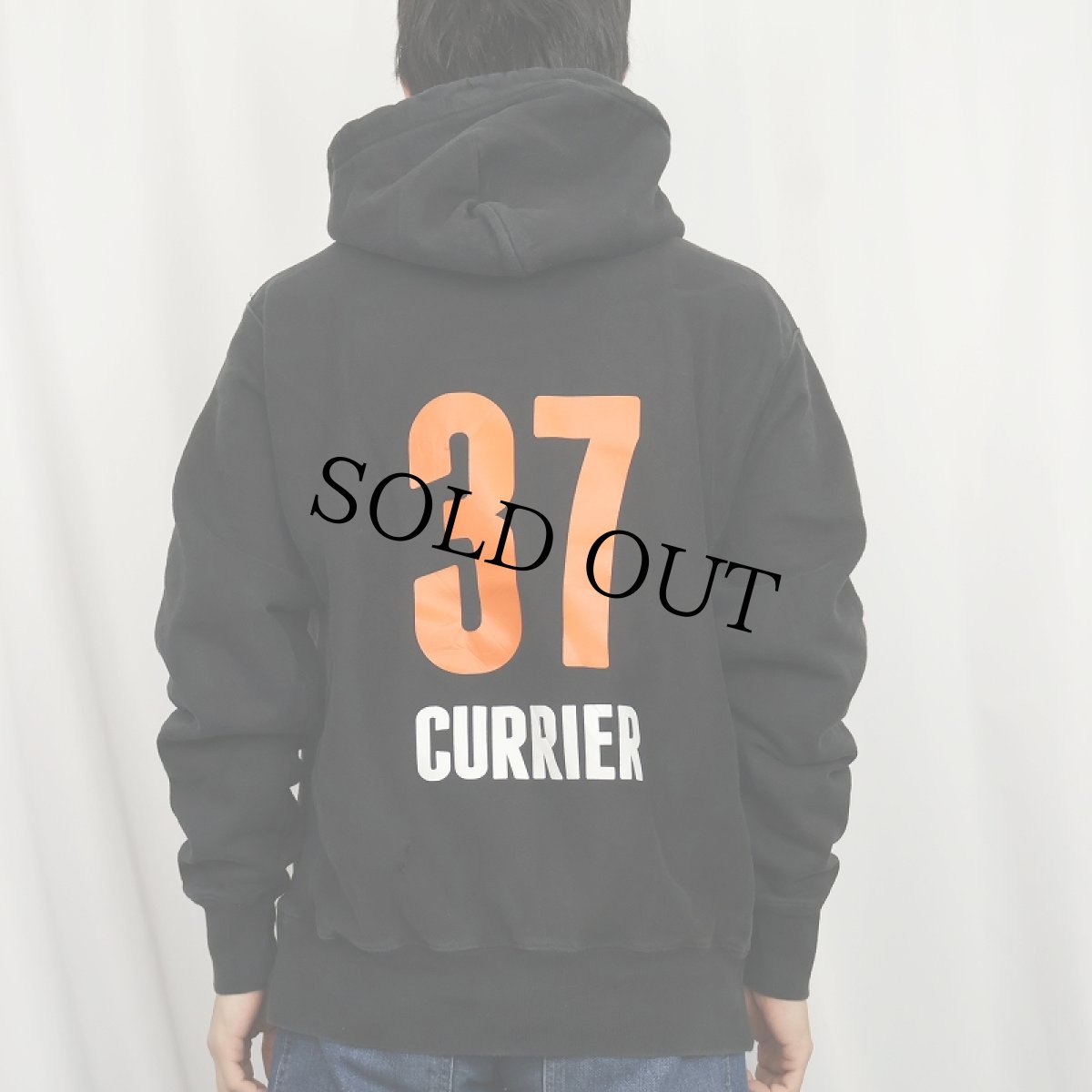 画像4: Champion REVERSE WEAVE "BLACKBIRD LACROSSE" プリントスウェットフーディー BLACK M (4)