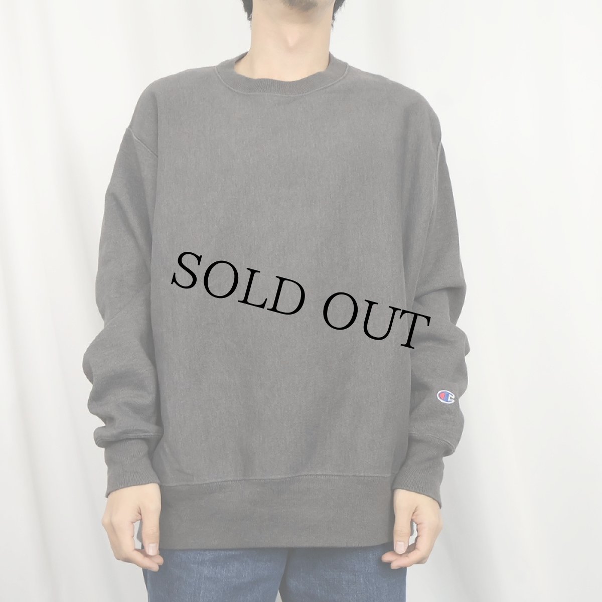 画像2: Champion REVERSE WEAVE 目無し スウェット L (2)