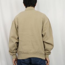 画像3: 90's RUSSELL ATHLETIC USA製 前V 無地タートルネックスウェット M (3)