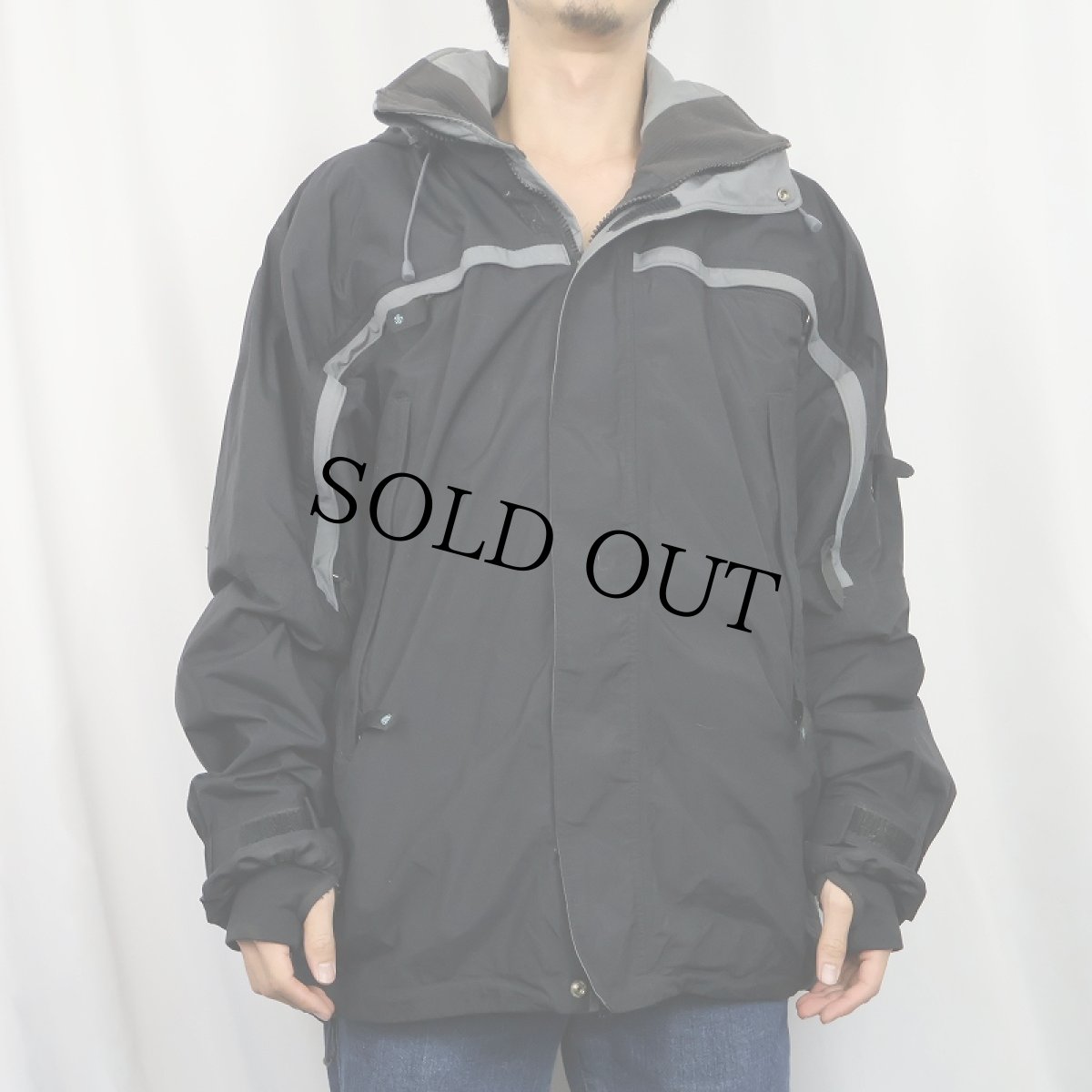 画像2: 2000's NIKE ACG "STORM-FIT" ナイロンマウンテンパーカー BLACK M (2)