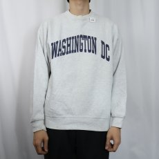 画像2: 90's FRUIT OF THE LOOM USA製 "WASHINGTON DC" プリントスウェット L (2)