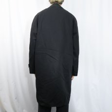 画像3: 60's〜 ZELAN ボアライナー ステンカラーコート BLACK (3)