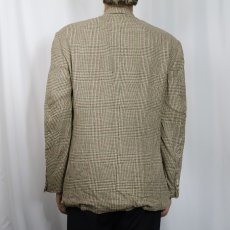 画像3: 90's POLO Ralph Lauren Perkins Shearer グレンチェック柄 ウールテーラードジャケット  (3)